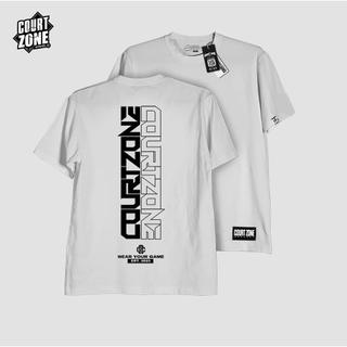 COURT ZONE APPAREL PREMIUM WEAR YOUR GAME BACK DESIGN TSHIRT FOR MEN UNISEX COTTON with FREE STICKER