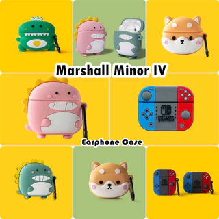 READY STOCK!นําไปใช้กับ Marshall Minor IV เคส Case เคสหูฟัง ซีรีส์การ์ตูนอินเทรนด์ ซิลิโคนนุ่ม เคส เคสหูฟัง