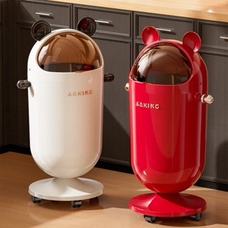 การ์ตูนในครัวเรือนพร้อมฝาปิดถังขยะห้องนั่งเล่นแบบถอดได้ความจ…