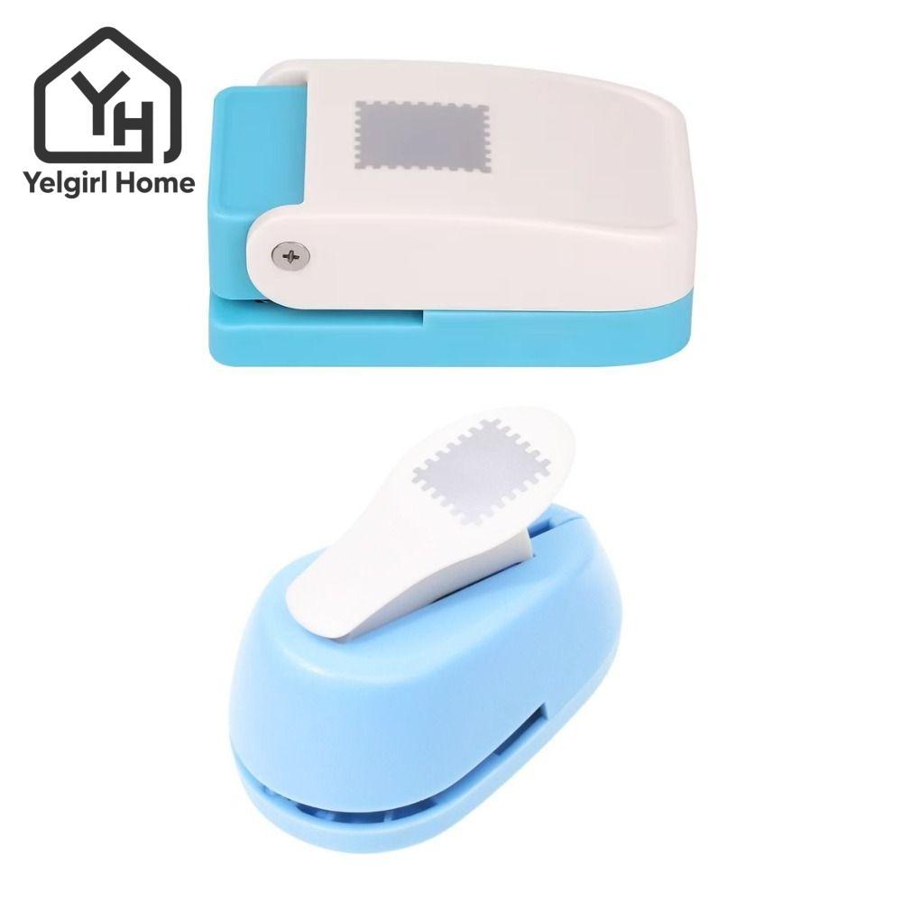 YELGIRLB Stamp Border Punch, Embosser DIY Crafts Stamp ลายนูน| ทําด้วยมือแบบพกพาประหยัดแรงงานแสตมป์ฟ