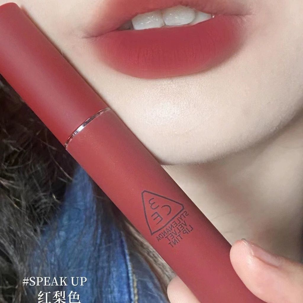 สีใหม่ สีใหม่!3CE ลิปกลอส Water Mist laydown Velvet Matte Mirror ลิปสติก Bitter Coffee taupe Flagshi