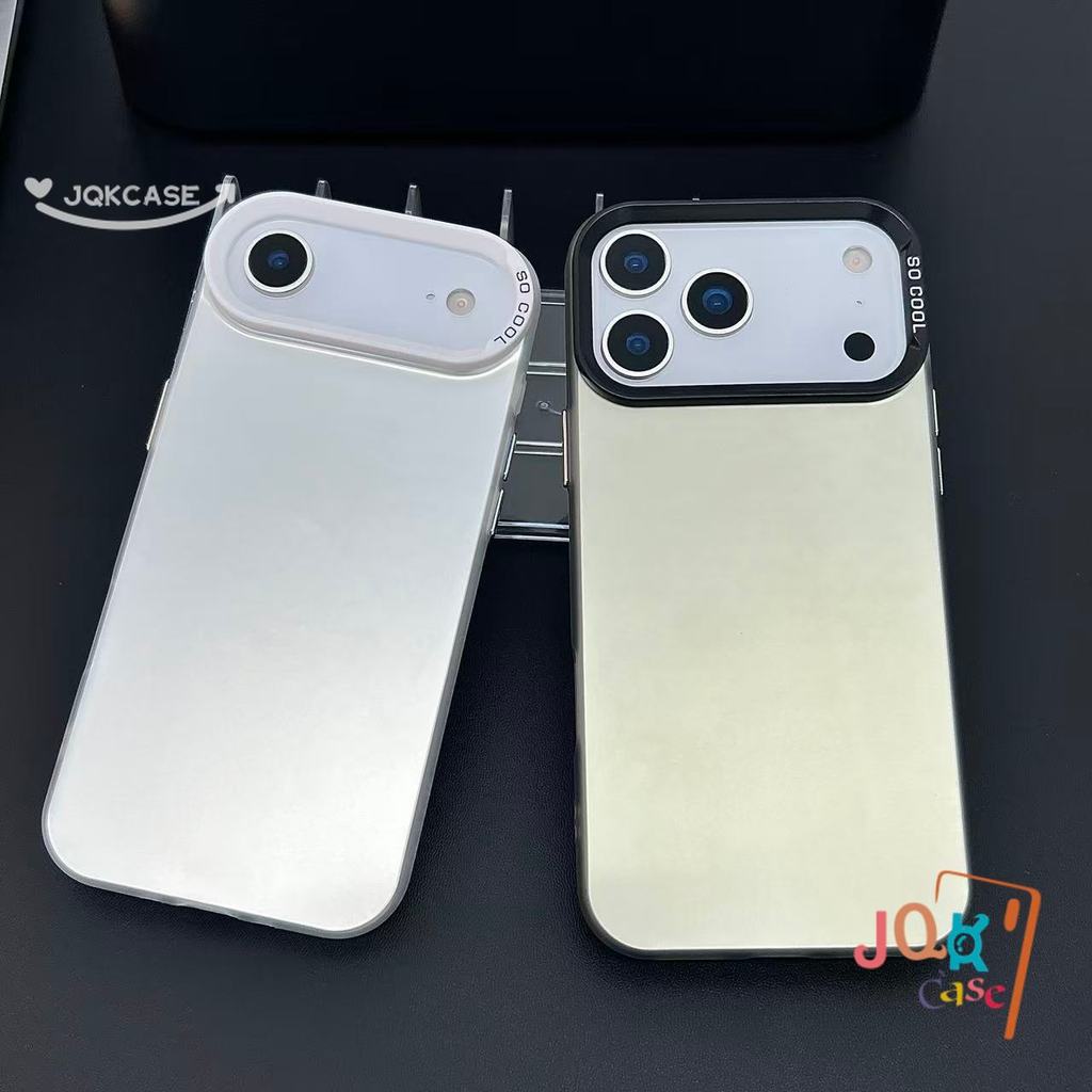 เคสไอโฟน17 เคสโทรศัพท์สีพื้น สำหรับ ไฮเอนด์ เคส IPhone 17 11 15 13 16 12 14 Pro Max XS X XR  Max 8 7 Plusแฟชั่นเรียบง่าย