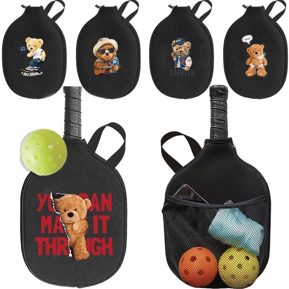 Pickleball Racquet beg กระเป๋าตี Pickleball สำหรับตี 1 หรือ 2 อัน | กระเป๋าเดินทางสำหรับตี Pickleball แบบเดี่ยว/คู่