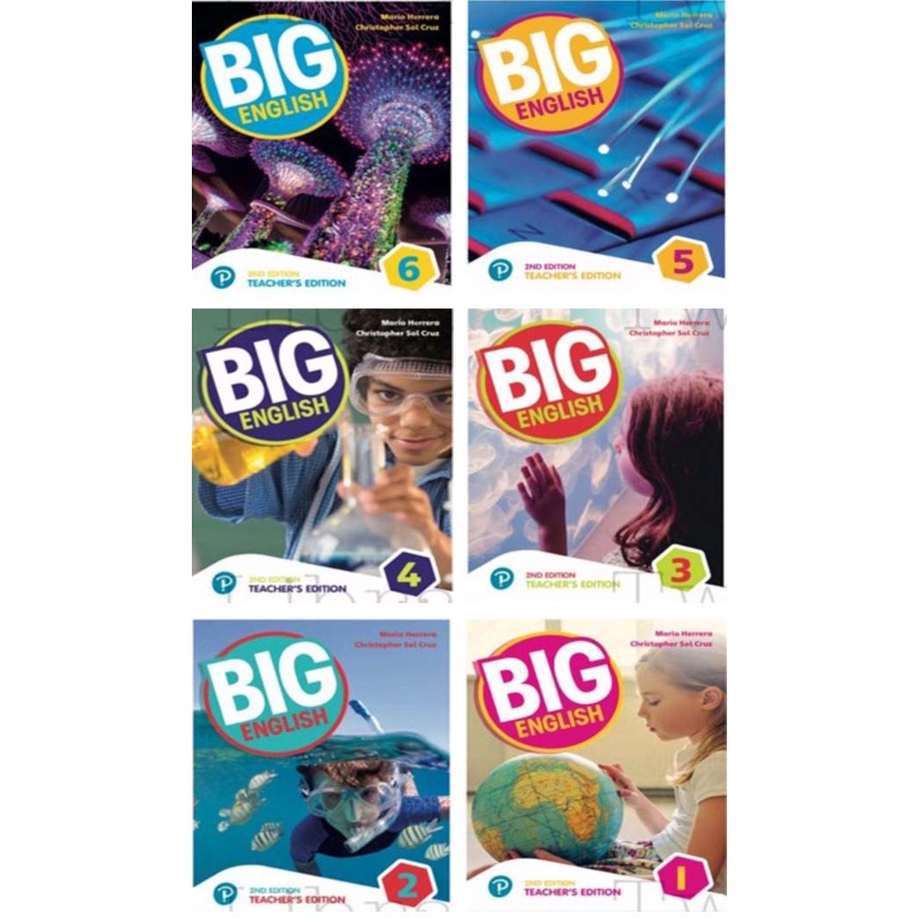 B*g English 2nd Edition Teacher Edition 1 - 6 / American English / Black and White