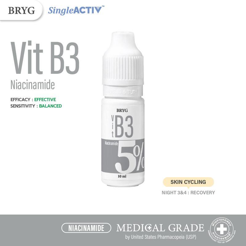 【Phuket Mall】5% B3 BRYG บริก เซรั่มวิตามินบี3 NIACINAMIDE SERUM