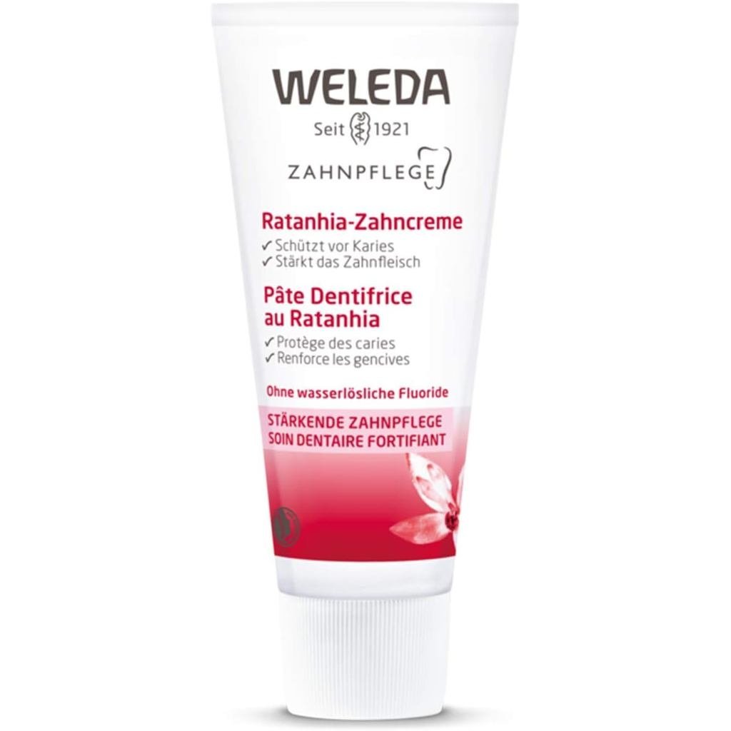 ยาสีฟัน Weleda Weleda rathahnia 2.5-ounce (แพ็ค 2 ชิ้น)