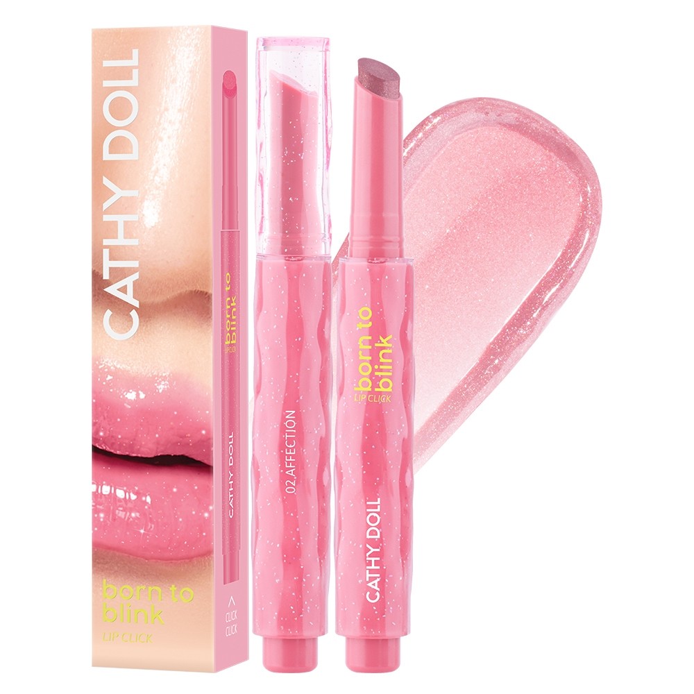 เคที่ดอลล์ บอร์นทูบลิ้งก์ ลิปคลิก 2g Cathy Doll Born To Blink Lip Click เนื้อกลอสซี่