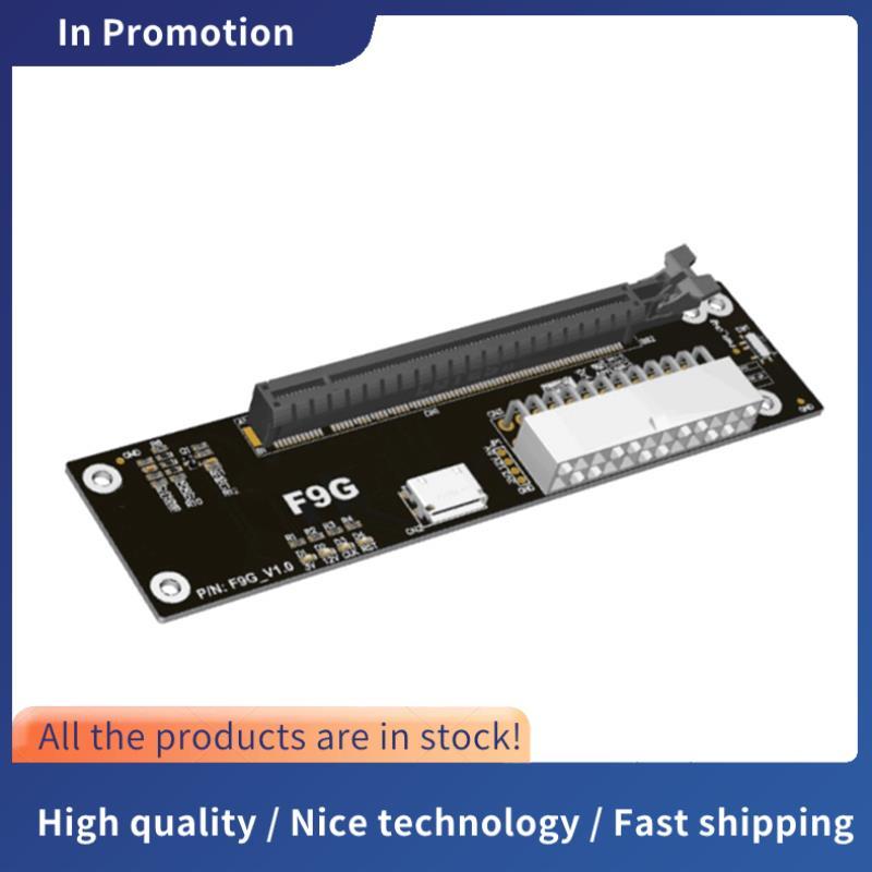 F9G OCuLink อินเทอร์เฟซภายนอกกราฟิกการ์ดขยาย Dock ATX ประเภทเปิด PCIe4.0 64Gbps การถ่ายโอนข้อมูลความ