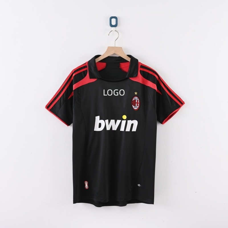 AAA+(Retro Edition)2007/08 AC Milan Away Shirt เสื้อฟุตบอล S-2XL