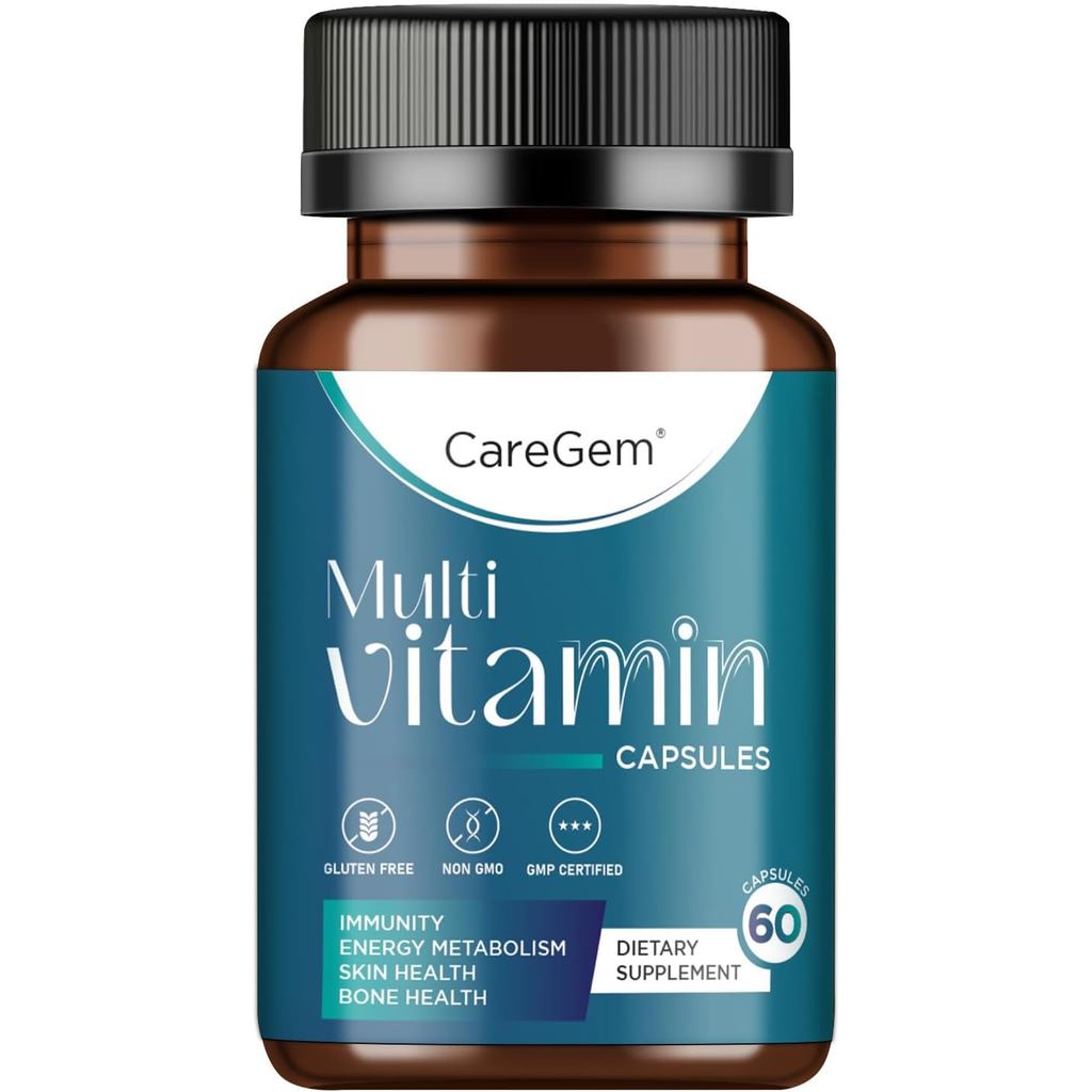 วิตามินรวมสําหรับผู้ชายและผู้หญิง | Advanced Daily Support with High Potency Vitamin D3, PQQ, Lutein