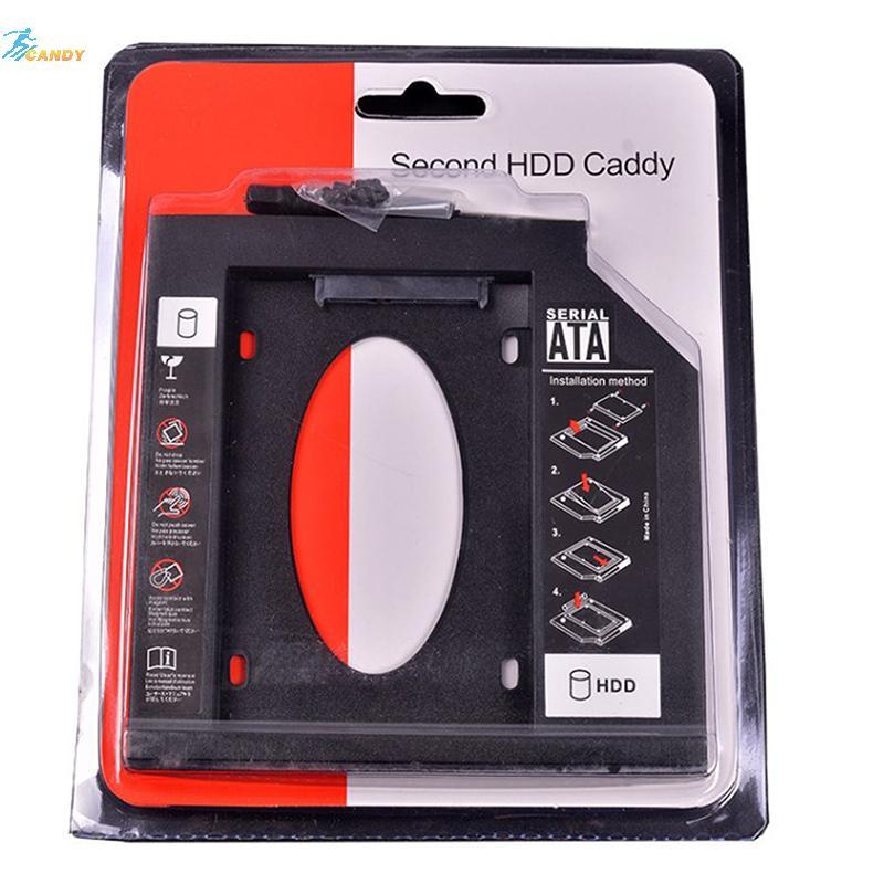 NDY พลาสติก 9.0 มม.9.5 มม.12.7 มม.HDD แคดดี้ SATA 3.0 ฮาร์ดดิสก์ไดรฟ์ SSD กล่องสําหรับแล็ปท็อป CD-RO
