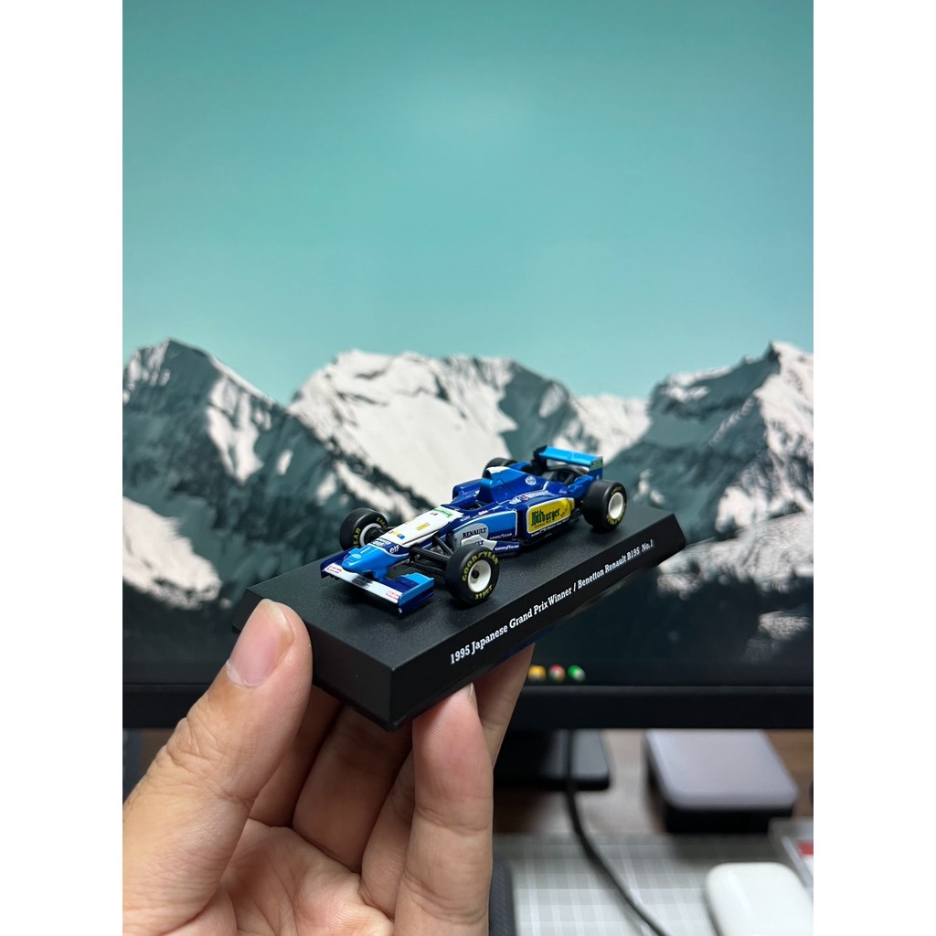 1/64 Jingshang kyosho f1 Benetton Renault B195 Benetton Renault B195 #1 Schumahe 1995 รางวัลแกรนด์ญี