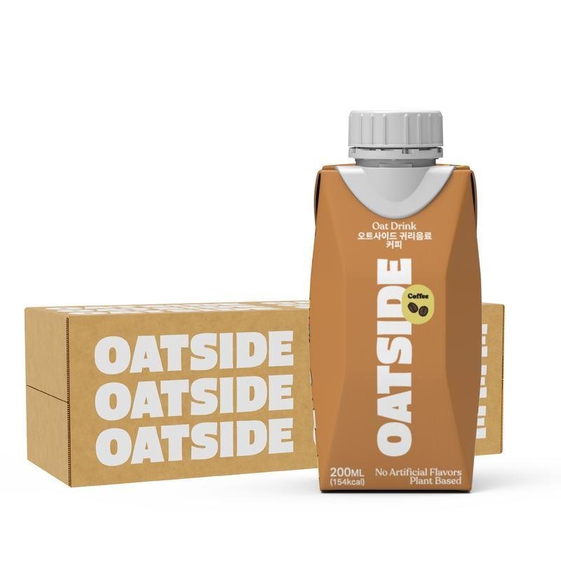 OATSIDE Coffee Oat Milk Latte 200ml x 24 - ปราศจากนม ครีม แลคโตสฟรี (Exp: ต.ค. 2025)