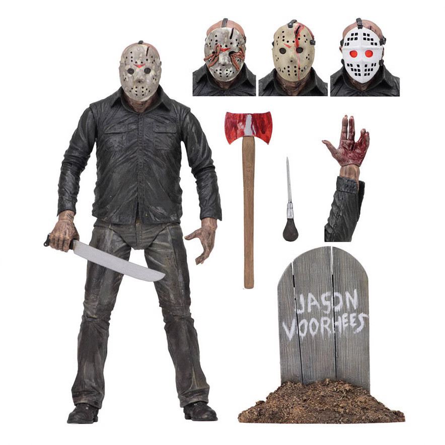 [คลังสินค้าพร้อม] NECA Black FRIDAY FRIDAY THE 13 Jason Deluxe Edition 1980 Edition โมเดลฟิกเกอร์