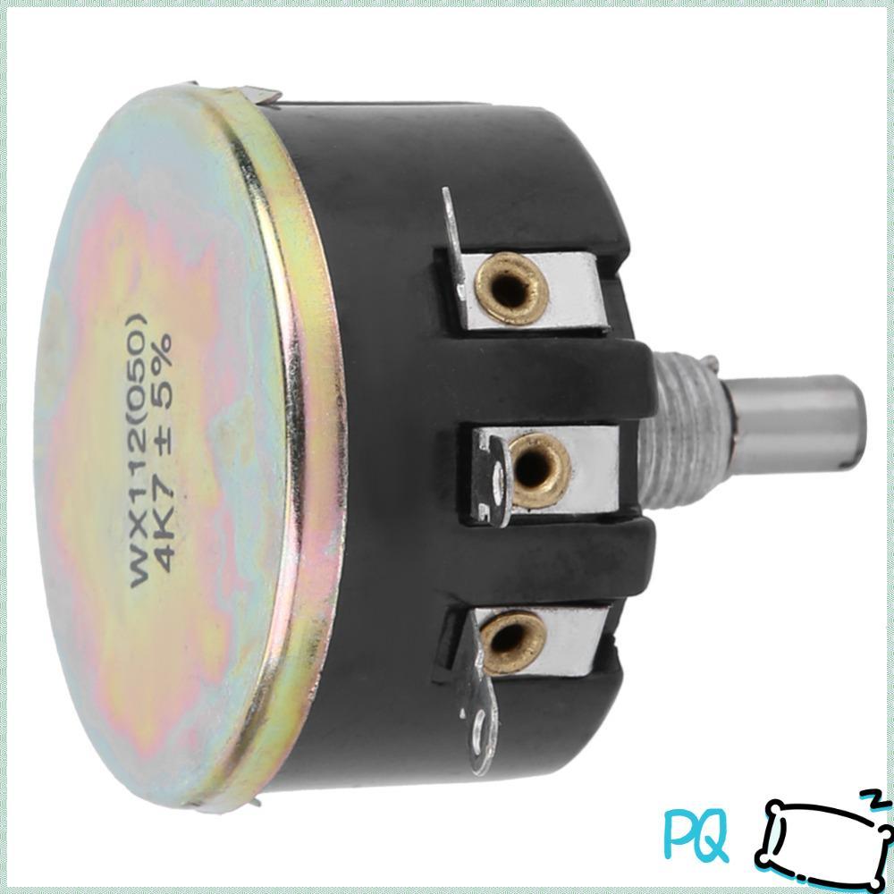PQ Potentiometer,Wx112(050) 4.7k 5Wปรับ Potentiometer,Precision Component Single Circle Turn Wire Wx