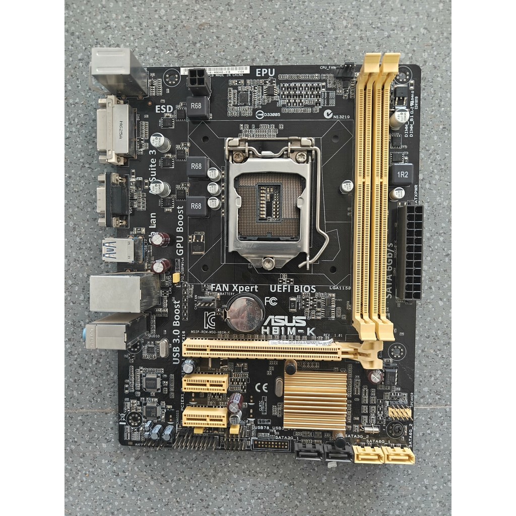 เมนบอร์ด Asus H81M-K เหมาะสําหรับ LGA 1150 DDR3