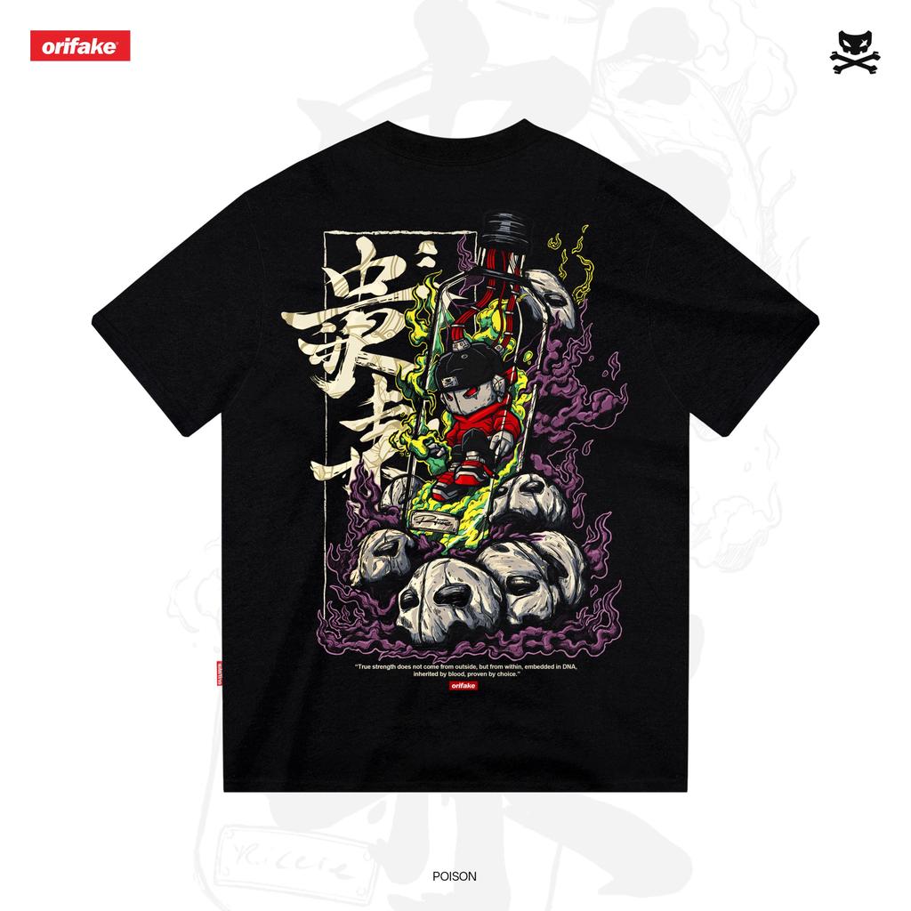 Orifake - เสื้อยืดธรรมดา Poison 200gsm