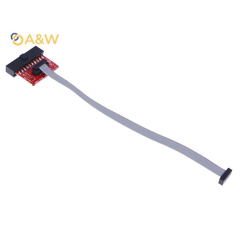 A&W J-LINK/v9 v8 ARM-JTAG-20-10 อะแดปเตอร์ 2.54 มม. PIN 0.1 1.27 มม.Jlink อะแดปเตอร์บอร์ด