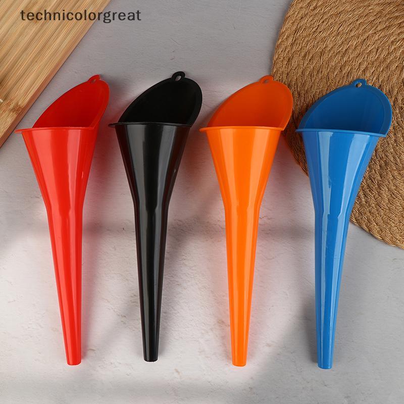 Tcgt 1PC Anti-splash รถปากยาวน้ํามันการใช้บรรจุเครื่องมือพลาสติกช่องทางเครื่องยนต์รถจักรยานยนต์เติมน้ํามันรถอุปกรณ์เสริม Great