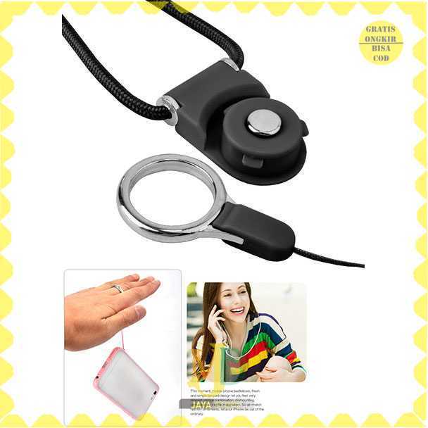 สร้อยคอสายคล้องคอสมาร์ทโฟนเชือกเส้นเล็กที่ถอดออกได้ -MJD-