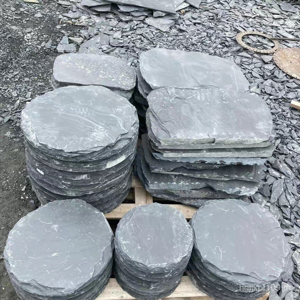 สวน Anti-Slip Bluestone Board Garden Step Stone Step Shop Lutin Step กระเบื้องปูพื้นหินสนามหญ้าลานกล