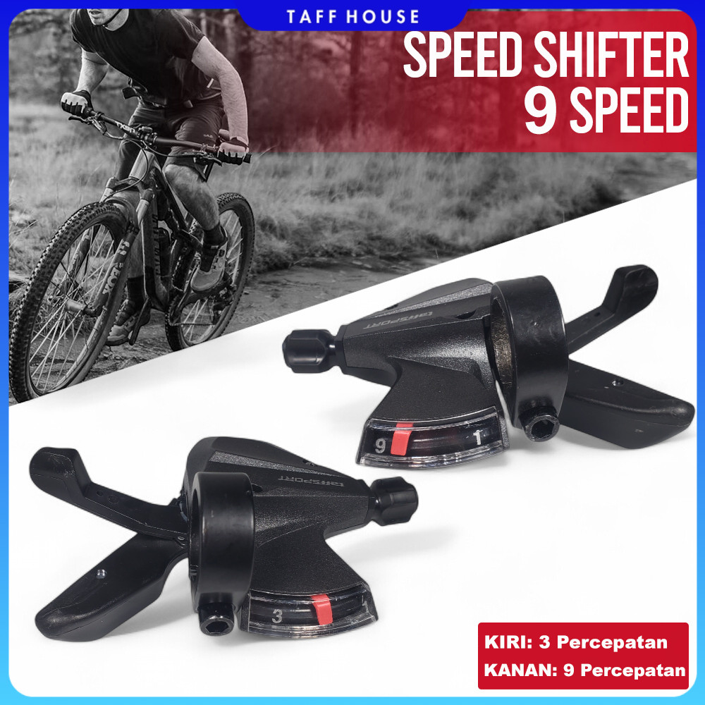 TaffiSPORT Speed Shifter Trigger Bicycle 9 สปีด 2 ชิ้น - SL-M370