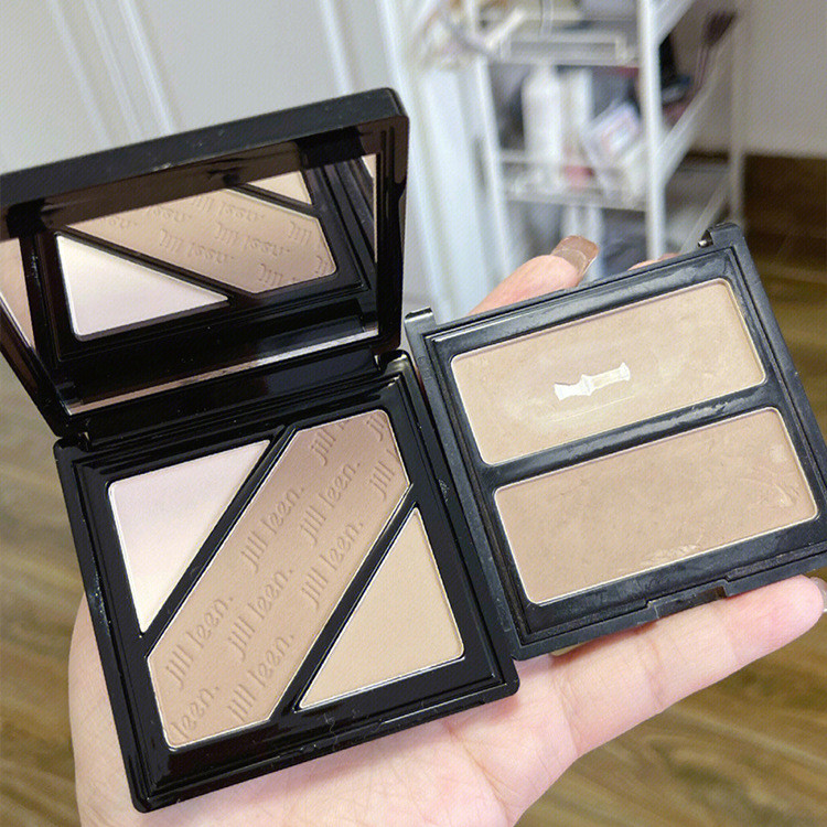 JILL LEEN Dazzling Color Two-Color Contouring Grey Brown Nose Shadow Contouring Palette Mini Three-C