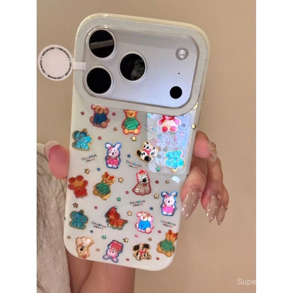 เคสโทรศัพท์เหมาะสําหรับiPhone 7 8 X XS XR XSMAX 11 12 13 14 15 16 17 Pro max Plus Air Fun Animal Col