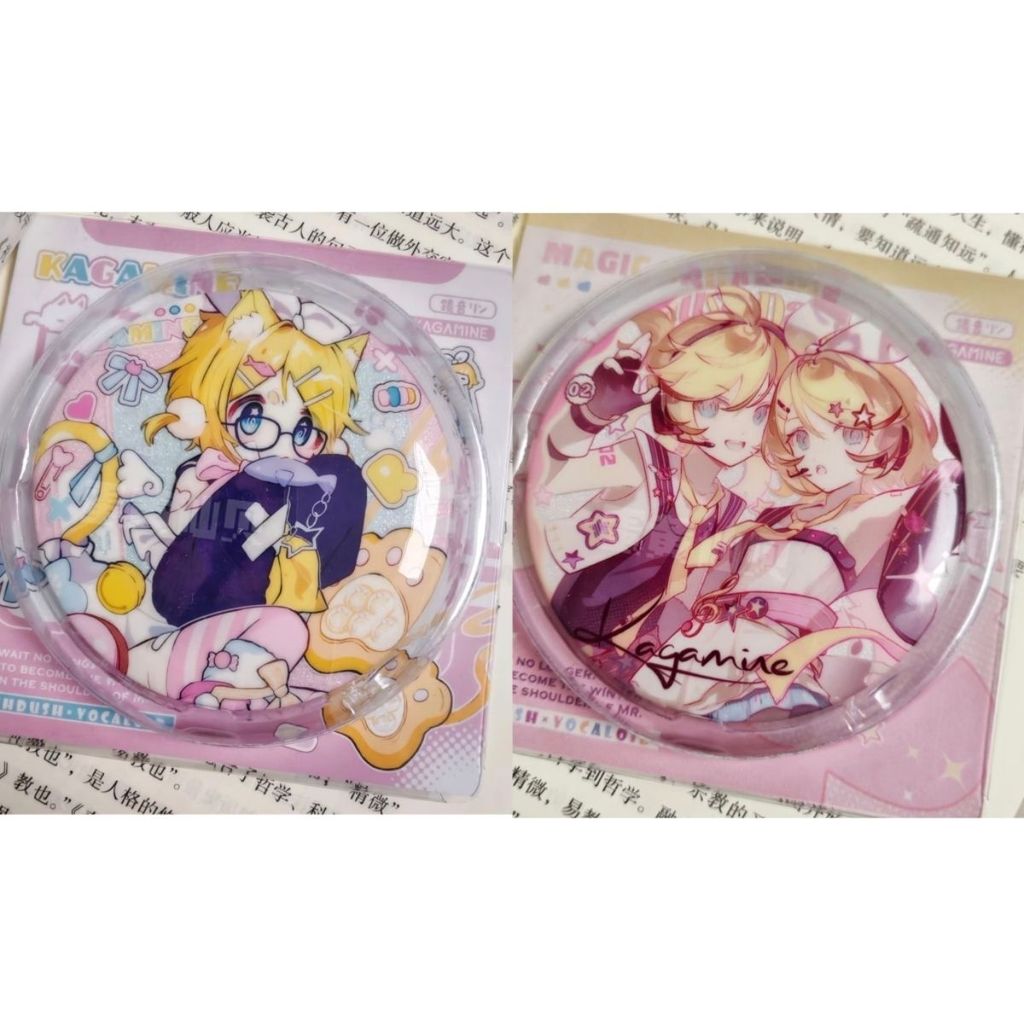 2025 Vocaloid Hatsune Miku Kagamine Rin/Len เคลือบ Pin ความงามสูงพัดลม Art Handmade Badge ประณีตอะนิ