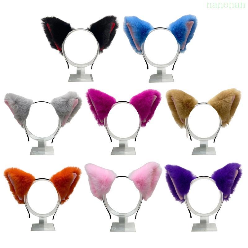คาดผมหูแมวน่ารักสำหรับผู้หญิง มีหลากหลายสีและทนทาน