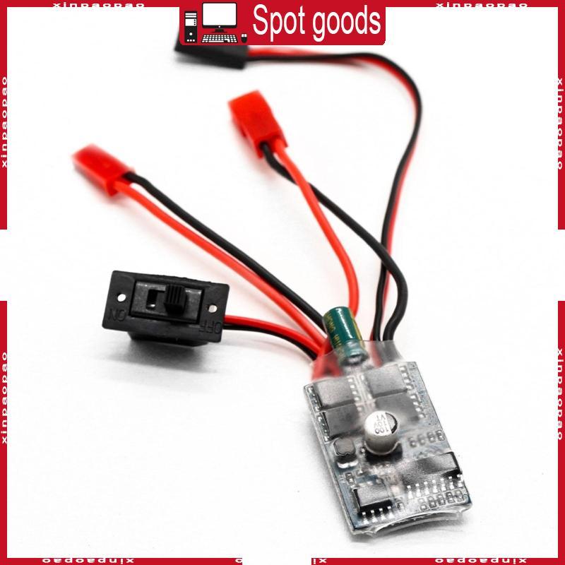 XI RC รถ 35A ESC แปรงมอเตอร์ ESC Speed Controller สําหรับ 1 16 1 18 1 24 รถเรือถังแปรง ESC ส่งต่อย้อ
