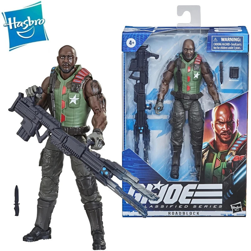 จีไอ ดั้งเดิม Joe GI Joe Classified Series 01 Roadblock Action Figure ของเล่นคอลเลกชันของขวัญงานอดิเ