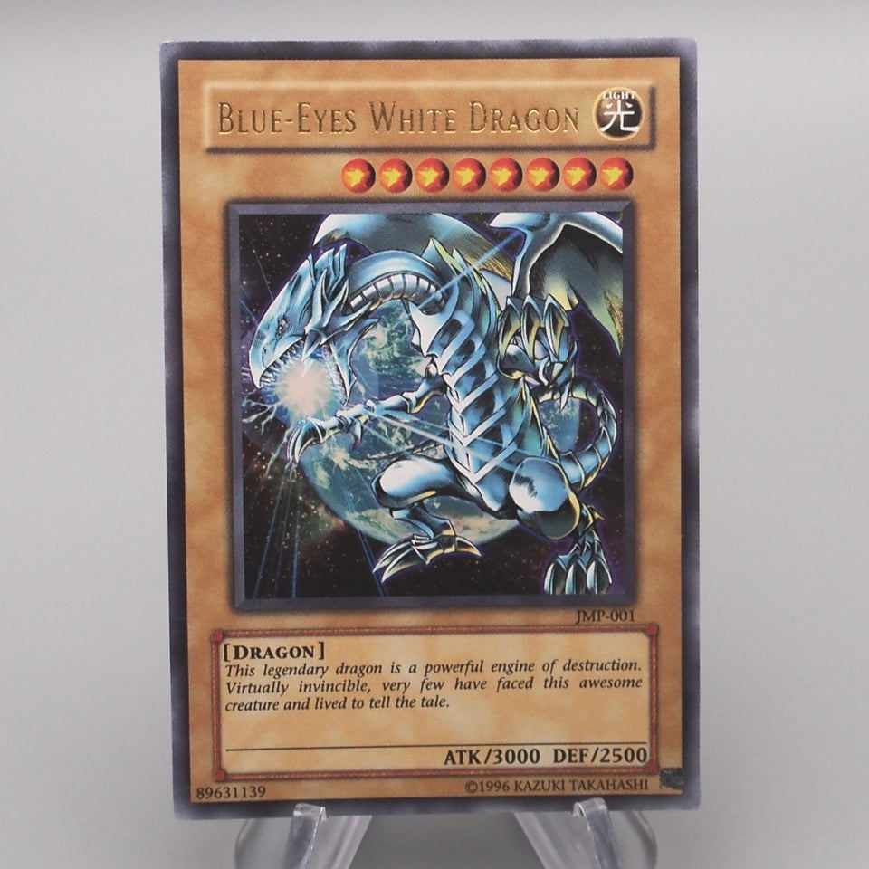 YuGiOh Blue Eyes White Dragon Ultra JMP-001 Shonen Jump Promo NM-EX English s645