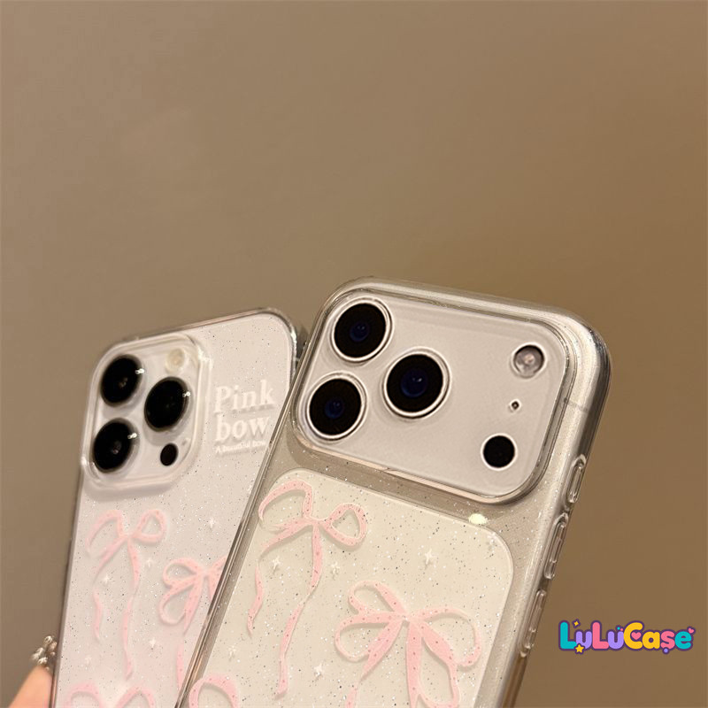 เคสไอโฟน Realme C61 C75 C51 C63 C53 C25 C55 C35 C20 5 C3 C11 Note 50 60 60X C33 C21Y ปกอ่อนติดโบว์สีหวานสด - รูปที่ 6