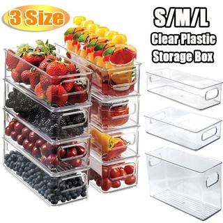 【Buy 1 Take 1】Acrylic Makeup Organizers Large Drawer Food Storage Box Transparent Refrigerator Case