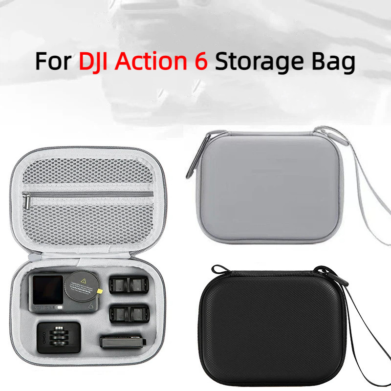สําหรับ DJI Osmo Action 6 Standard Set Storage Bag Hand in Hand กันน้ํา, Drop proof, และกล่องเก็บทนความดัน Action 6 อุปกรณ์เสริมสําหรับกล้องกีฬา