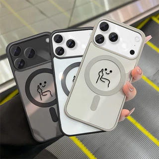 แม่เหล็ก 🛰เคสใสกันกระแทกลายน่ารัก🛰ไอโฟน17 Air 11 12 13 14 15 16 17 PROMAX 17 16 15Pro 16 15 14PLUS 8 7Plus XR X XS XSMAX