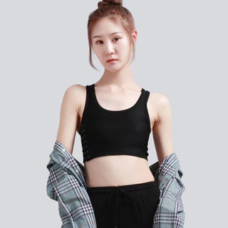 เสื้อรัดหน้าอกไซส์ใหญ่พิเศษ พร้อมตัวล็อคแบบตีนตุ๊กแก สายรัดหน้าอกระบายอากาศได้ดี เสื้อรัดหน้าอกทรงทอมบอยกระชับมาก สไตล์ทอมบอย มีหัวเข็มขัดด้านข้าง บราแบบมีตะขอ MOLISA