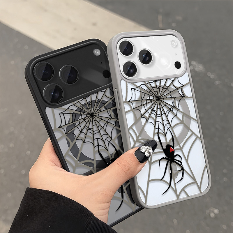 เคสแม่เหล็ก เคสใสกันกระแทกลายน่ารักไอโฟน17Air 11 12 13 14 15 16 17 PROMAX 17 16 15Pro 16 15 14PLUS 8 7Plus XR X XS XSMAX