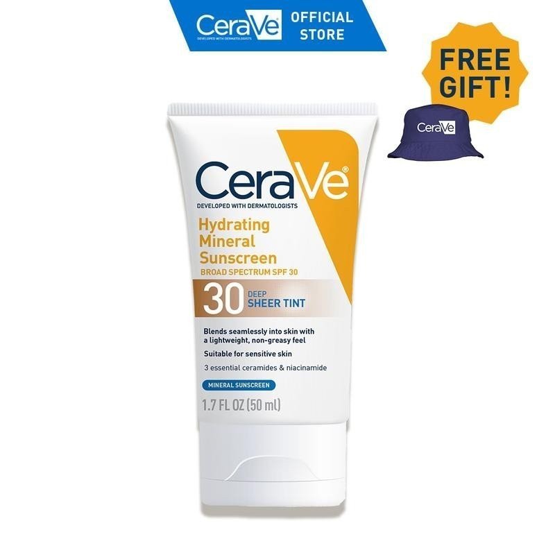 CeraVe Sheer Tint Hydrating Mineral Sunscreen SPF 30