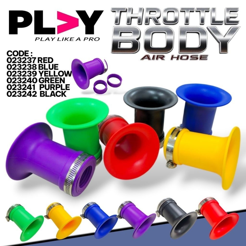 PLAY UNIVERSAL THROTTLE BODY AIR HOSE 34 42 48 คาร์บูเรเตอร์ท่อลม LC135 Y15ZR Y16ZR RSX RS VF3I
