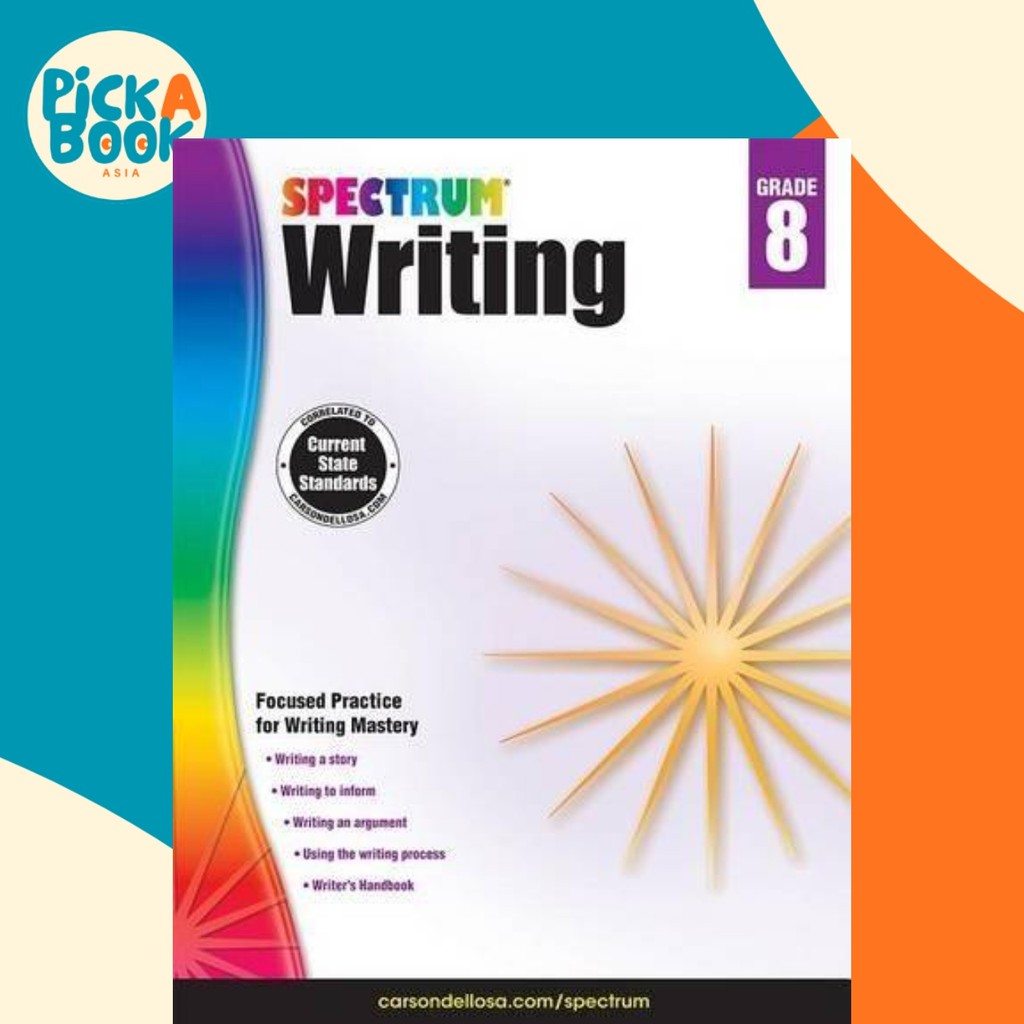 - Spectrum Writing ป. 8 โดย Spectrum (ฉบับสหรัฐอเมริกาปกอ่อน)