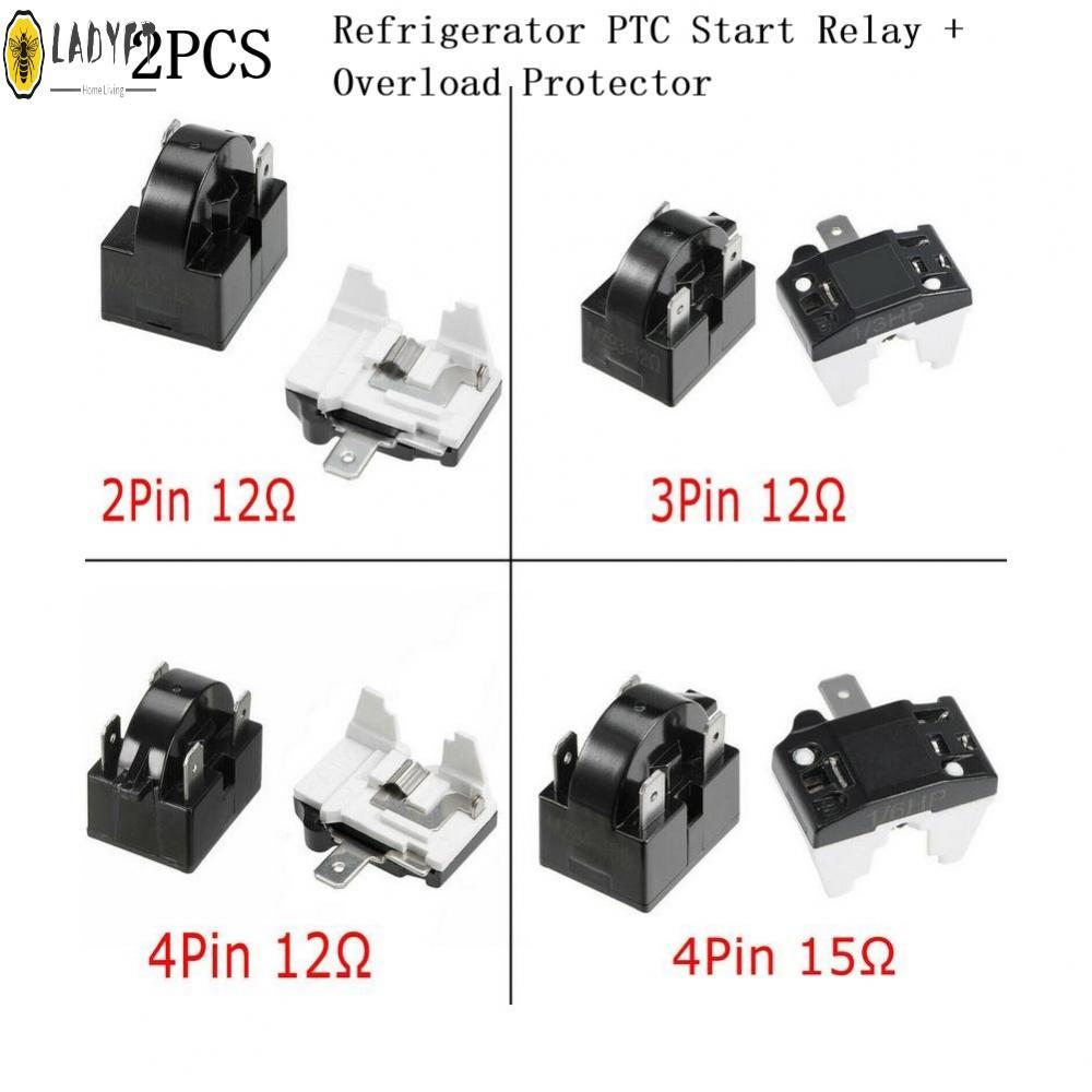 ตู้เย็น PTC Starter Relay Replacement เข้ากันได้กับยี่ห้อที่แตกต่างกัน