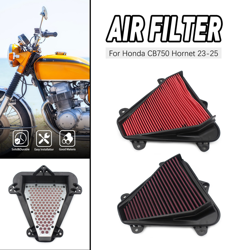 สําหรับHonda Hornet CB 750 Transalp XL750 อุปกรณ์เสริมรถจักรยานยนต์High Flow Air Filterกรองไอดี2023-