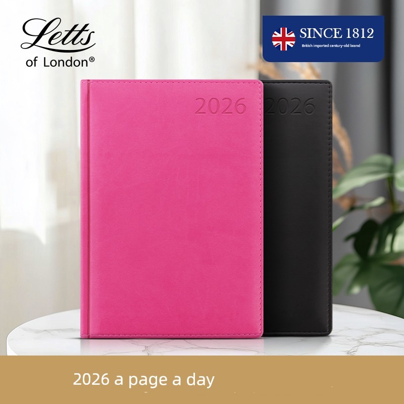 สมุดจดสรุป สมุด 2026หนึ่งวันปฏิทินหนึ่งหน้าจดหมายนำเข้าจากสหราชอาณาจักร Verona Verona Handbook A5 No