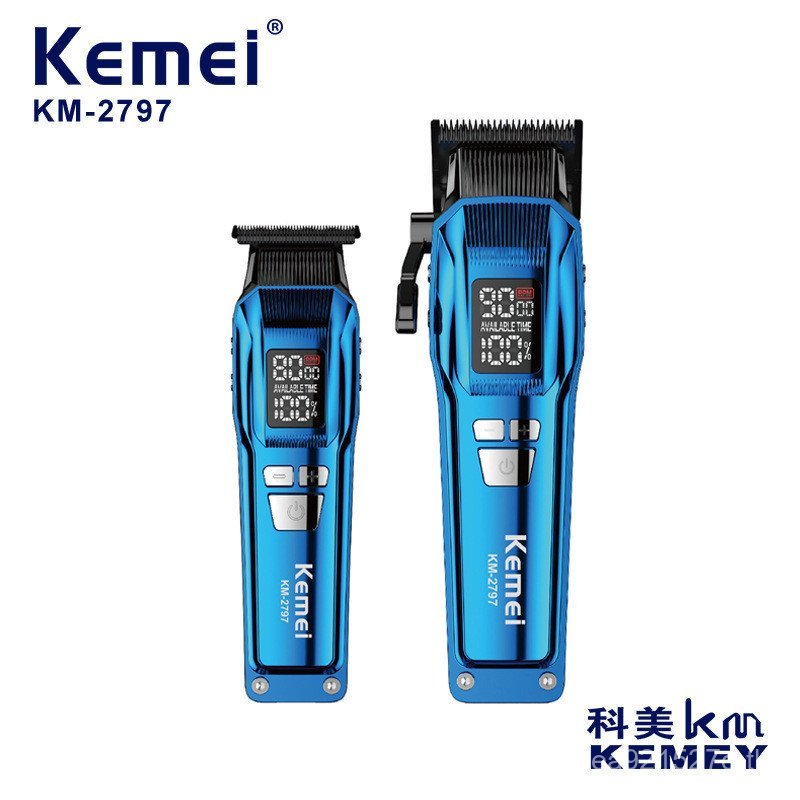 KM-2797 ไฟฟ้า Kemei ผม Clipper ร้านตัดผม Kemei พิเศษหัวโกน/ชุดปัตตาเลี่ยนไฟฟ้าตัดผม 2QPM