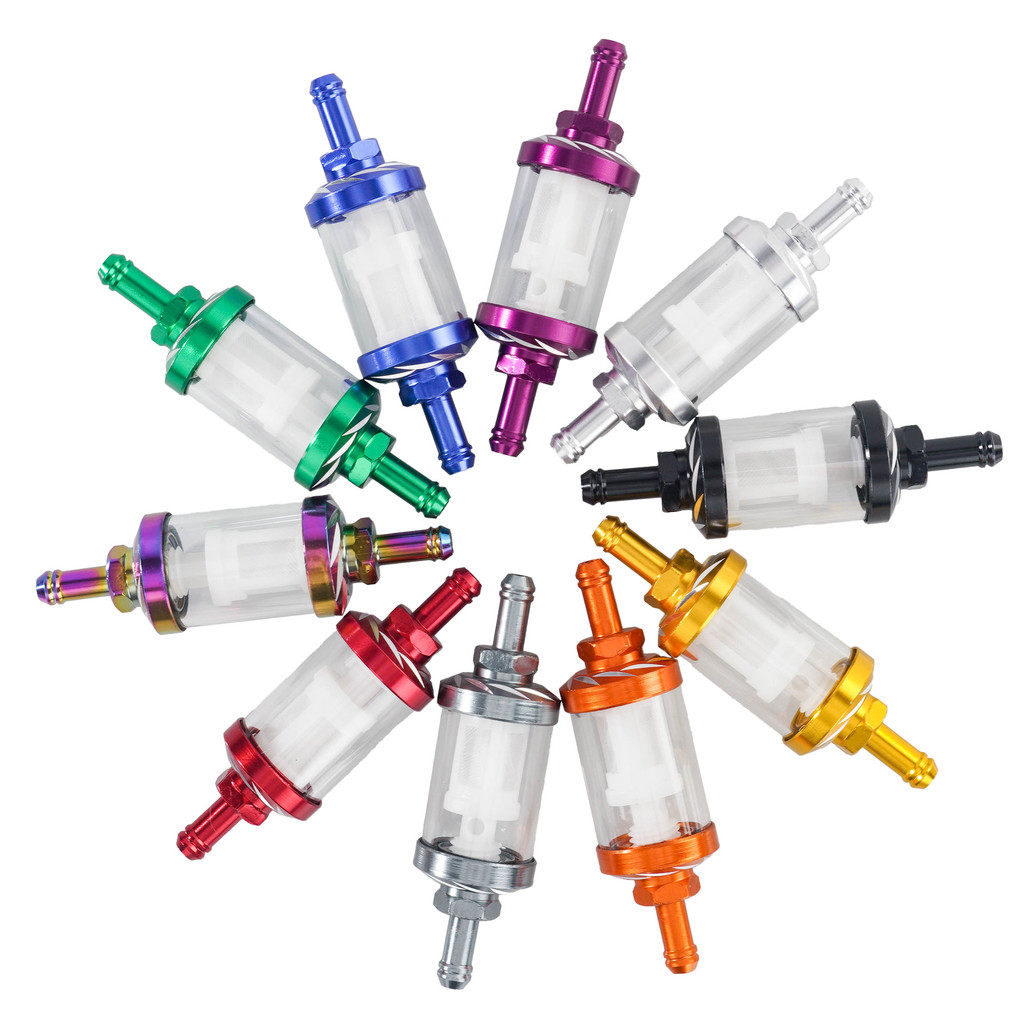 รถจักรยานยนต์ ATV ATV ATV กรองเบนซิน CNC อลูมิเนียมกรองน้ํามันถ้วยรถออฟโรดขนาดใหญ่ Displacement Univ