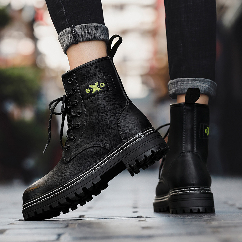 W ฤดูหนาวคู่ Martin BOOTS สไตล์อังกฤษผู้ชาย 37 ขนาดเล็ก 38 โดยรวมรองเท้า les หล่อ t47 ขนาดใหญ่พิเศษ 