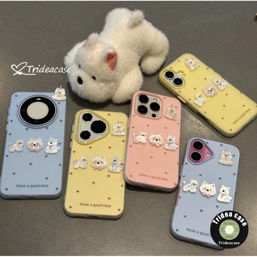 สําหรับOppo A5X A5i A5Pro A60 A5 A3Pro A3X A3 A38 A17 A52 A18 A15 3Dตุ๊กตาการ์ตูนWest Heights 2 ใน 1