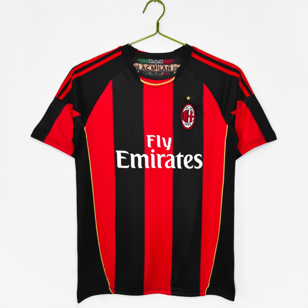 #AM 10-11 Home Retro Soccer Jersey Football #IBRAHIMOVIC #RONALDINHO #PATO